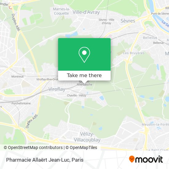 Mapa Pharmacie Allaërt Jean-Luc
