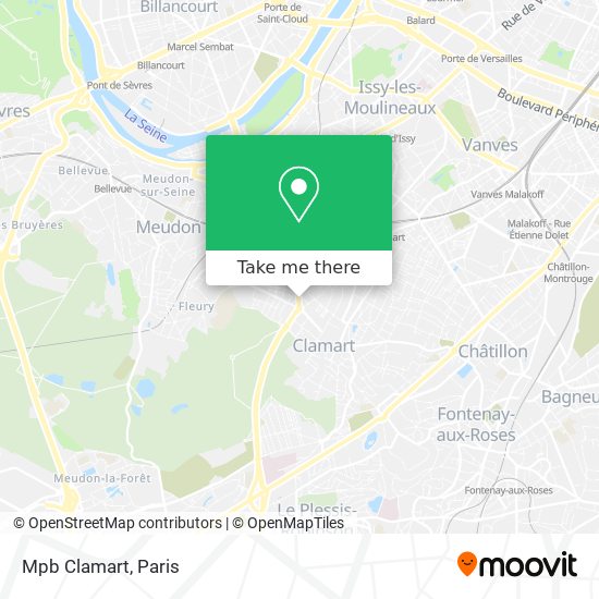 Mpb Clamart map