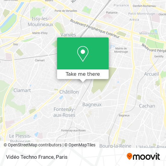Mapa Vidéo Techno France
