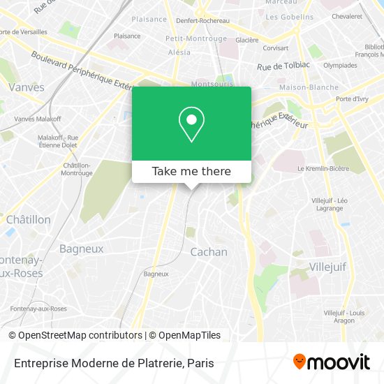 Entreprise Moderne de Platrerie map