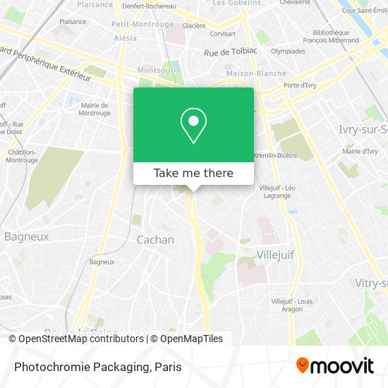 Photochromie Packaging map