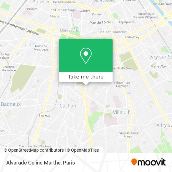 Alvarade Celine Marthe map