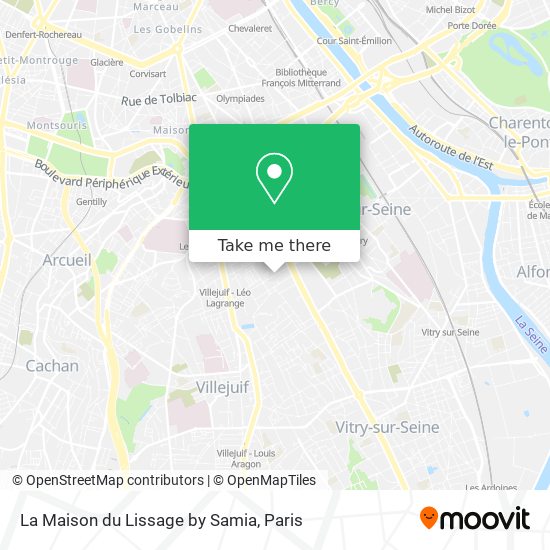 La Maison du Lissage by Samia map