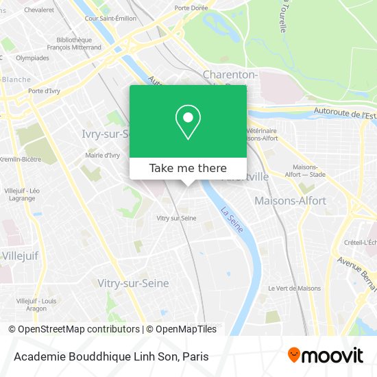 Academie Bouddhique Linh Son map