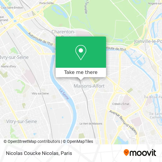 Nicolas Coucke Nicolas map