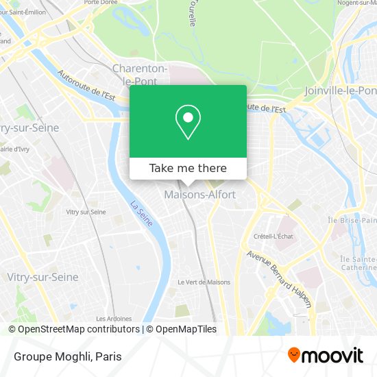 Mapa Groupe Moghli