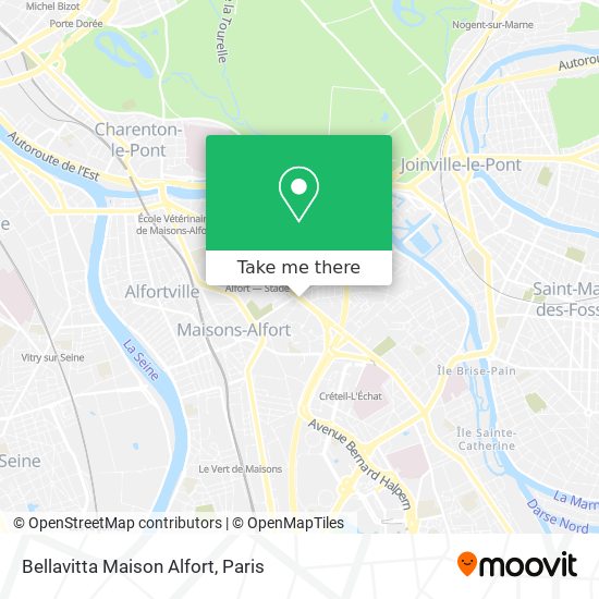 Bellavitta Maison Alfort map