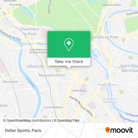 Mapa Didier Sports