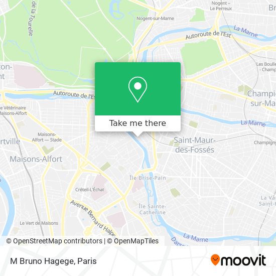 M Bruno Hagege map