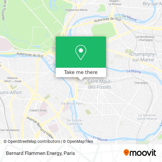 Mapa Bernard Flammen Energy