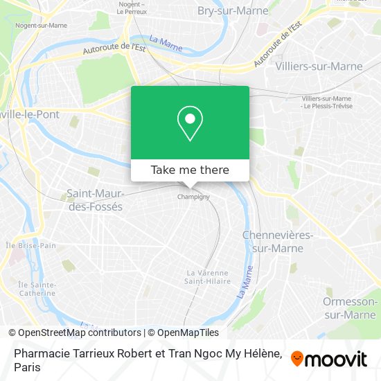 Pharmacie Tarrieux Robert et Tran Ngoc My Hélène map