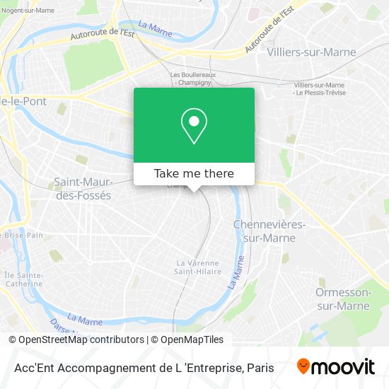 Acc'Ent Accompagnement de L 'Entreprise map