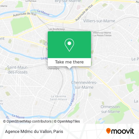 Agence Mdmc du Vallon map