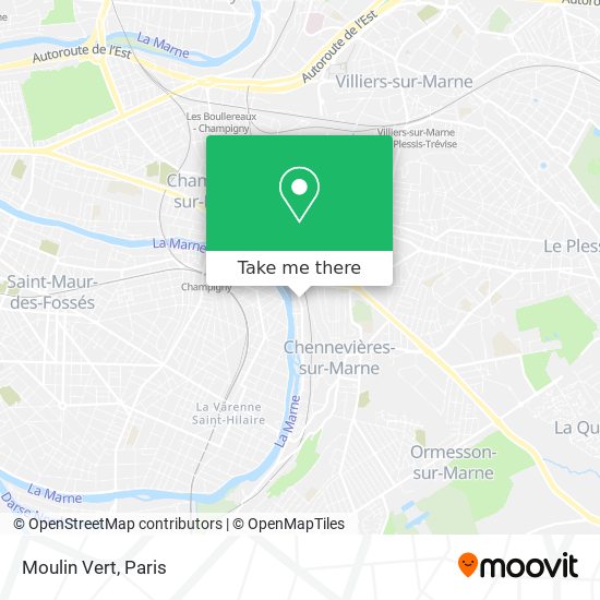 Moulin Vert map