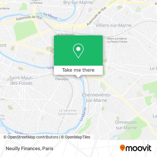 Neuilly Finances map