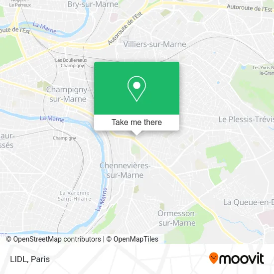 LIDL map