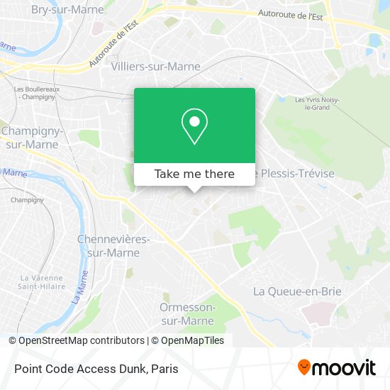 Point Code Access Dunk map