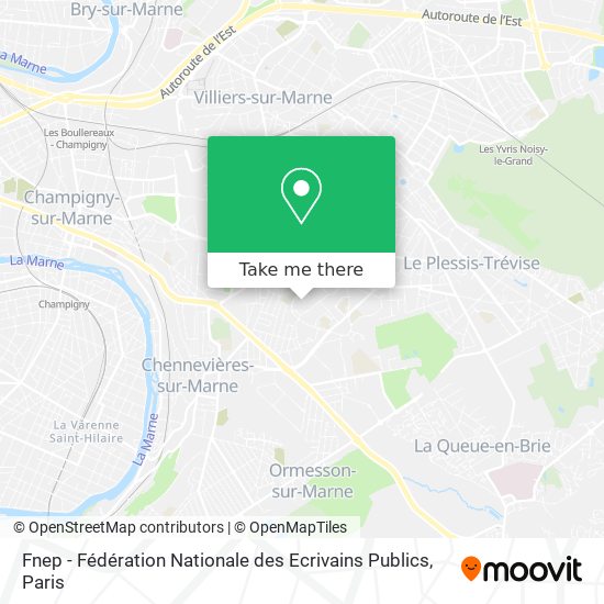 Fnep - Fédération Nationale des Ecrivains Publics map