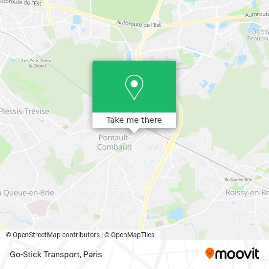 Mapa Go-Stick Transport