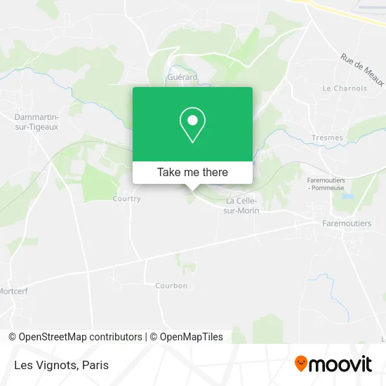 Les Vignots map