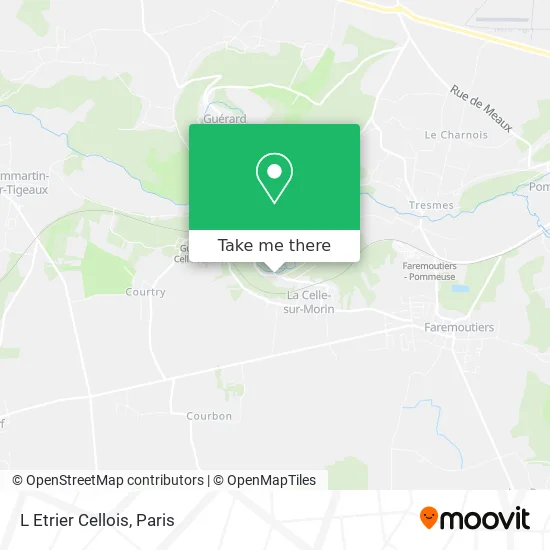 L Etrier Cellois map