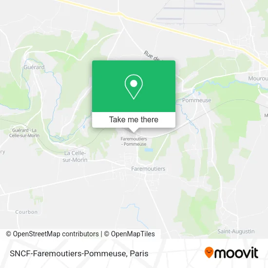 SNCF-Faremoutiers-Pommeuse map