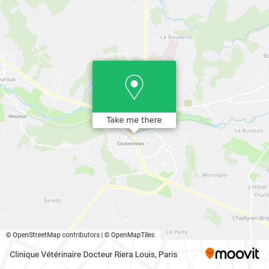 Mapa Clinique Vétérinaire Docteur Riera Louis