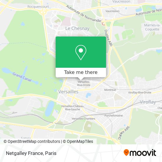 Mapa Netgalley France