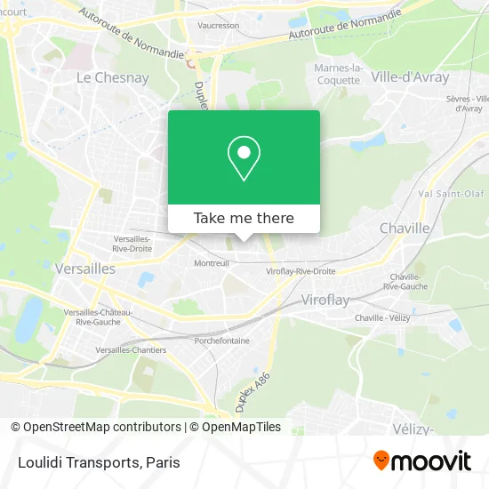 Loulidi Transports map