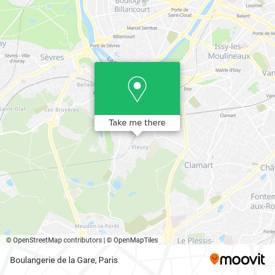 Boulangerie de la Gare map