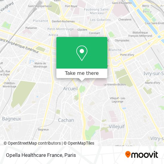 Opella Healthcare France map