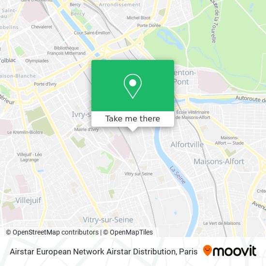 Airstar European Network Airstar Distribution map