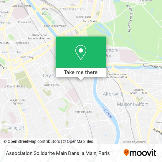 Association Solidarite Main Dans la Main map