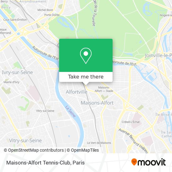 Maisons-Alfort Tennis-Club map