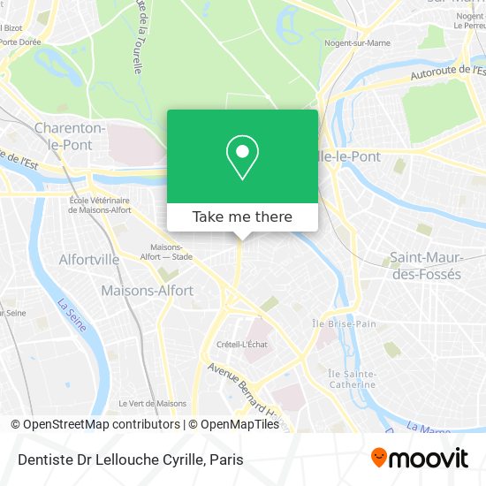 Dentiste Dr Lellouche Cyrille map