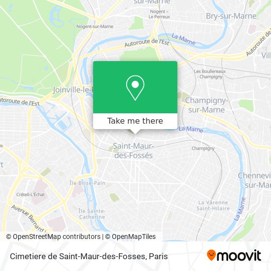 Cimetiere de Saint-Maur-des-Fosses map