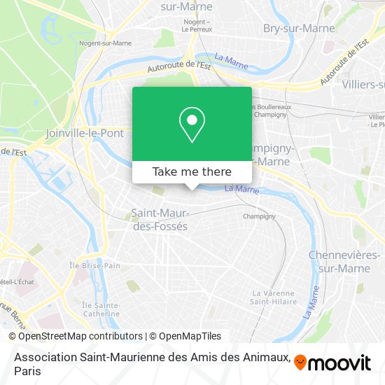 Association Saint-Maurienne des Amis des Animaux map