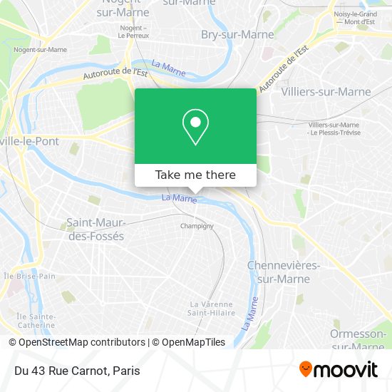 Du 43 Rue Carnot map