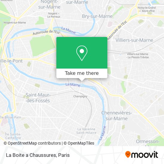 La Boite a Chaussures map