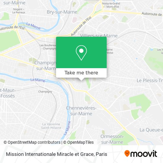 Mapa Mission Internationale Miracle et Grace