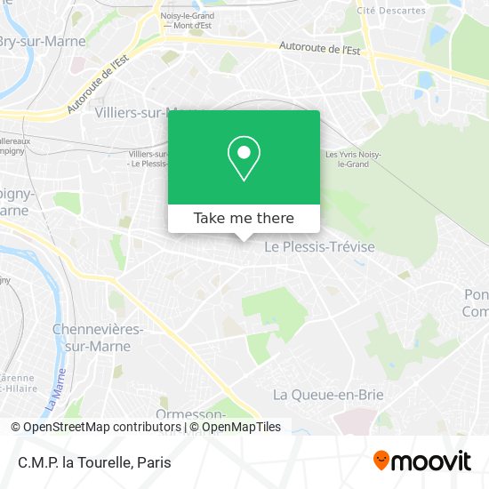 C.M.P. la Tourelle map