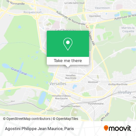Mapa Agostini Philippe Jean Maurice