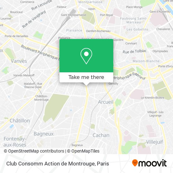 Club Consomm Action de Montrouge map