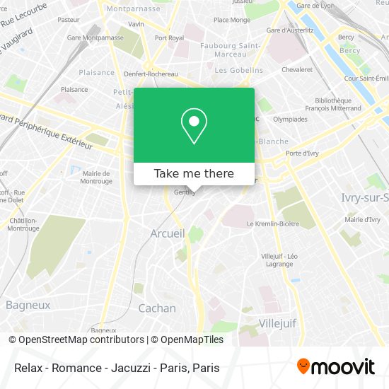 Relax - Romance - Jacuzzi - Paris map