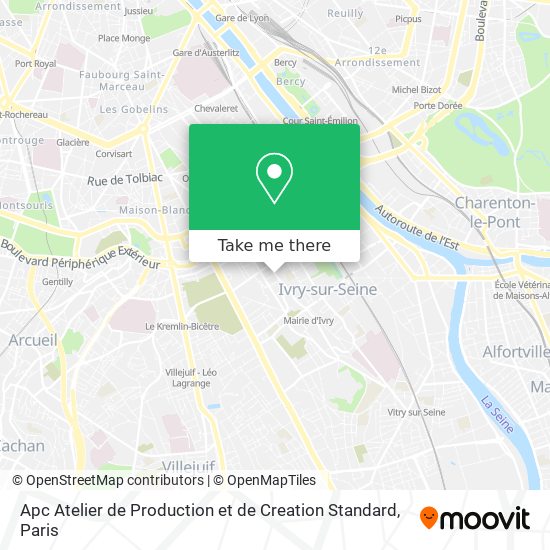 Apc Atelier de Production et de Creation Standard map