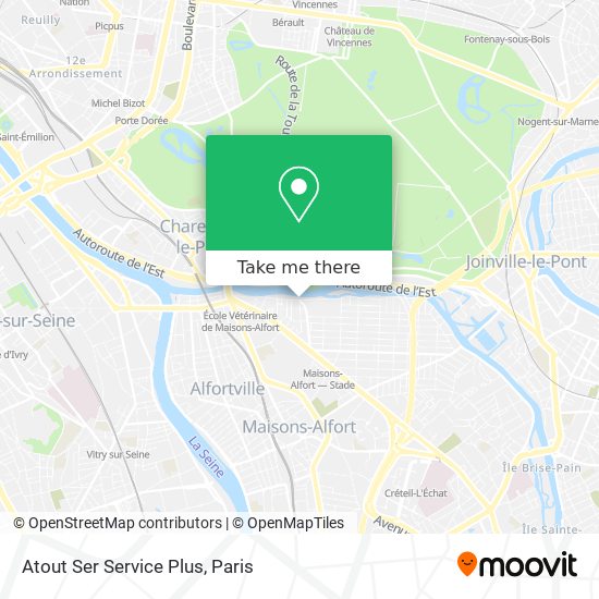 Atout Ser Service Plus map