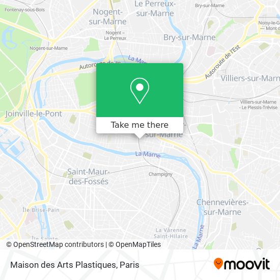 Maison des Arts Plastiques map