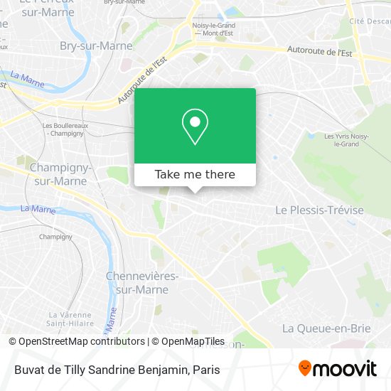 Buvat de Tilly Sandrine Benjamin map