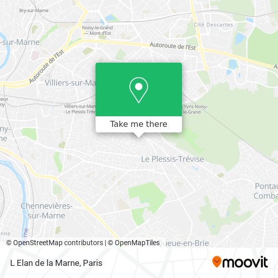 Mapa L Elan de la Marne