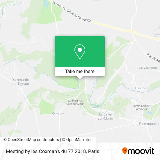 Meeting by les Coxman's du 77 2018 map